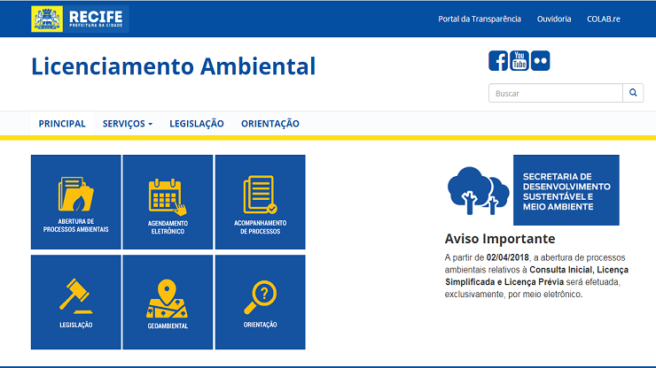 Desenvolvimento Ambiental - Sistema digital para desburocratizar